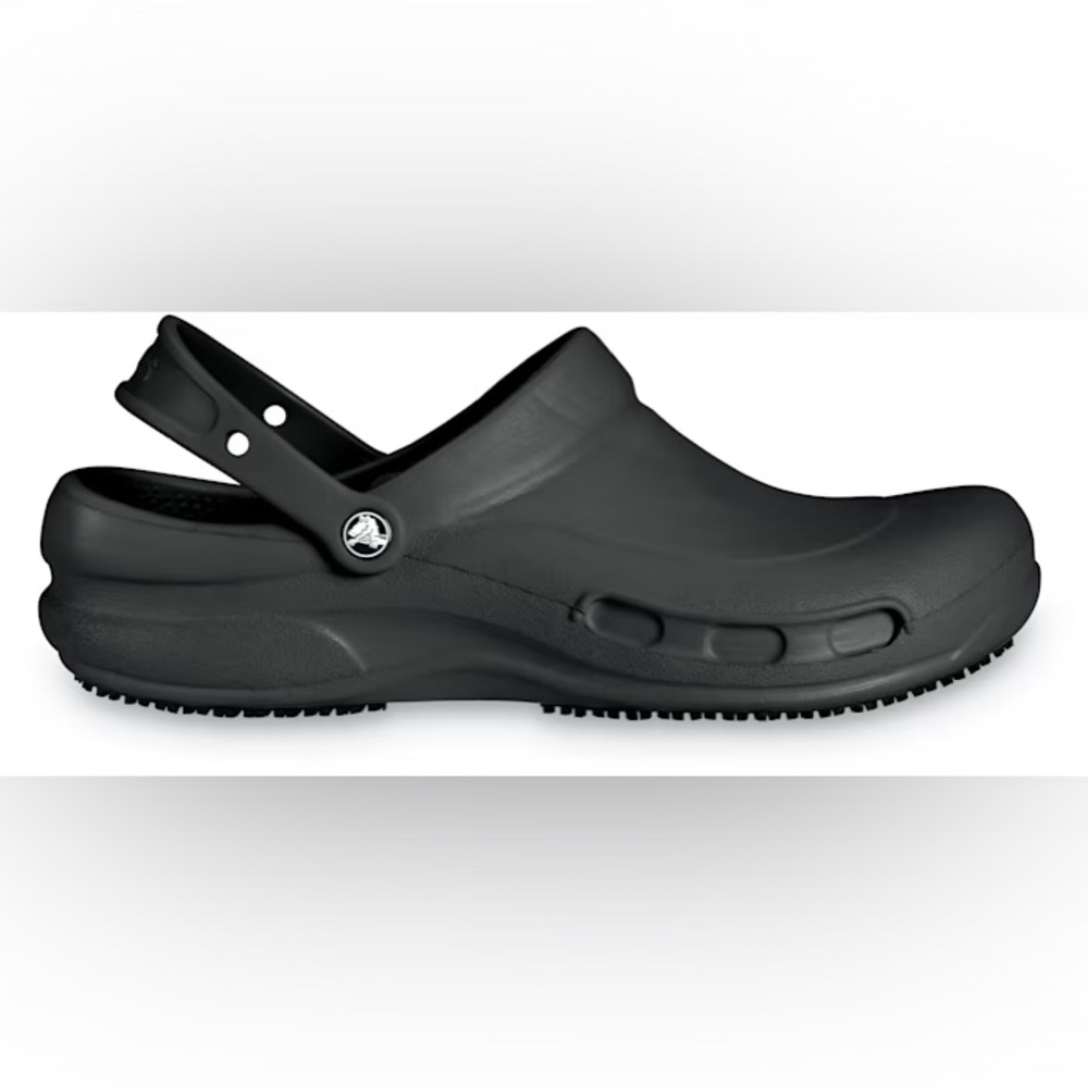Crocs Unisex-Adult Bistro Clog Non Slip Waterproof Work Shoes W8 M6 Black